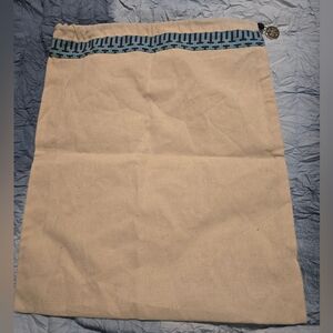 Tory Burch Drawstring Dust Bag  EUC   14 1/2 By 11 1/2